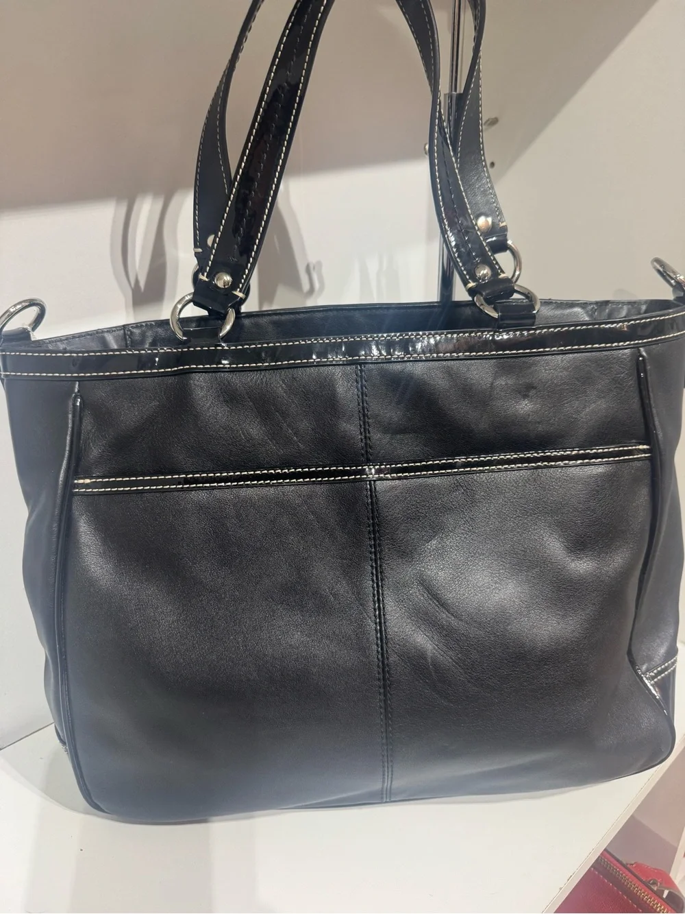 Coach sleek leather